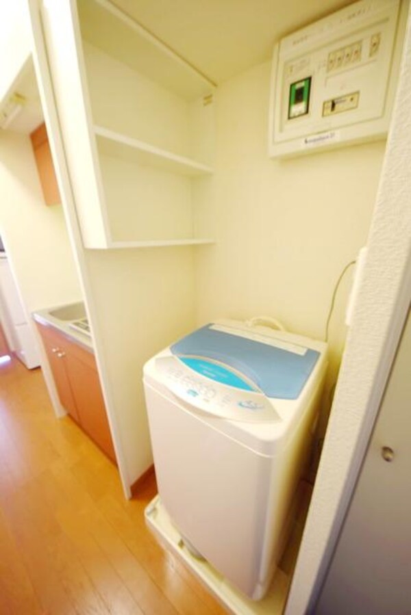 洗面(室内洗濯機♪)