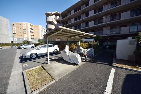 共有部分(バイク置き場)