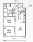 レジディア新御徒町IIの間取図