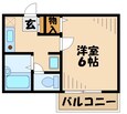ジュネスIの間取図