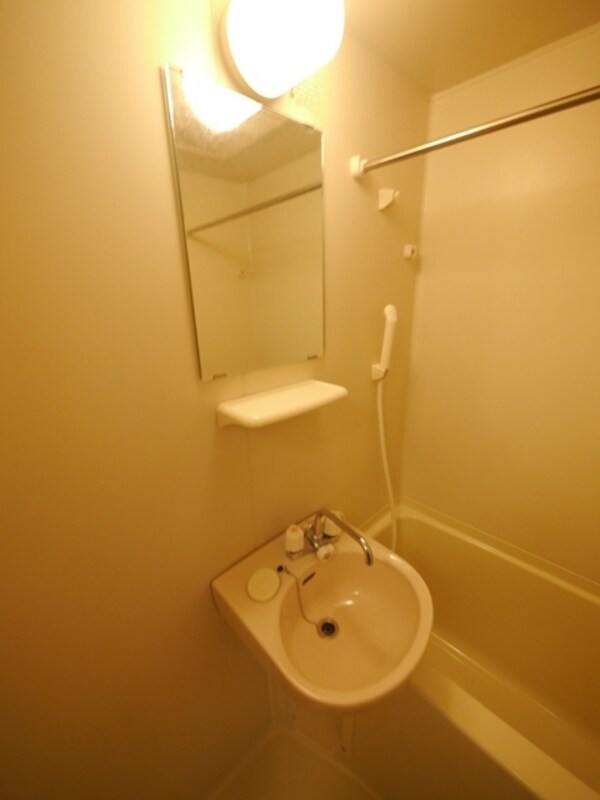 洗面(★忙しい時間にも便利な鏡付き洗面台です★)