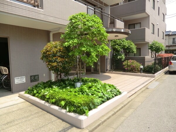 設備(素敵な植栽です)