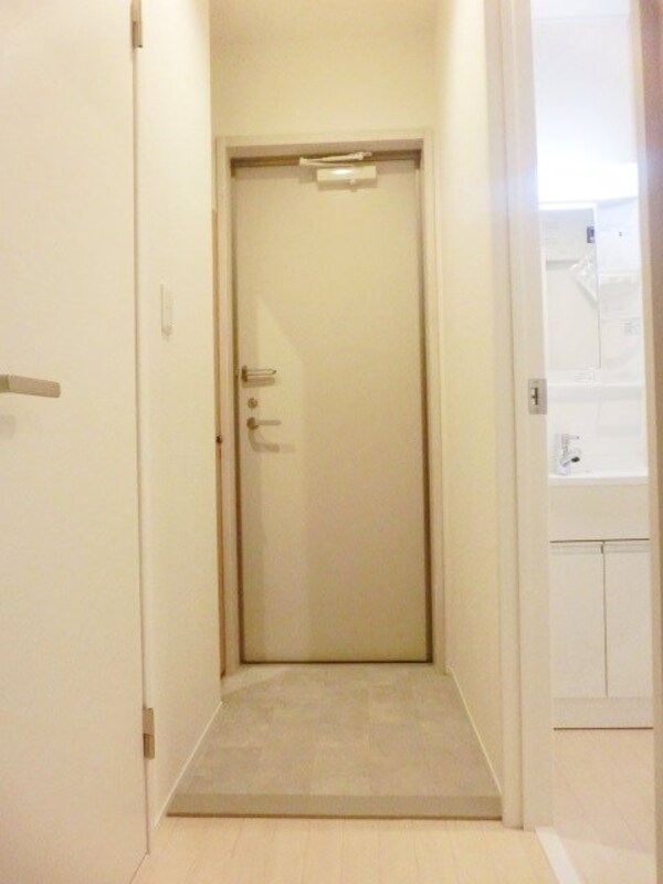 玄関(鏡付き下駄箱あり)