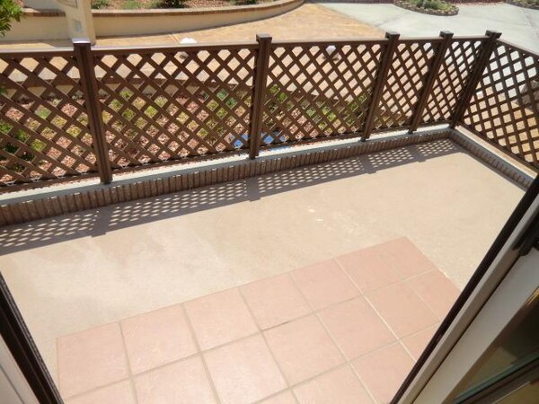 バルコニー(1Fはテラスです)