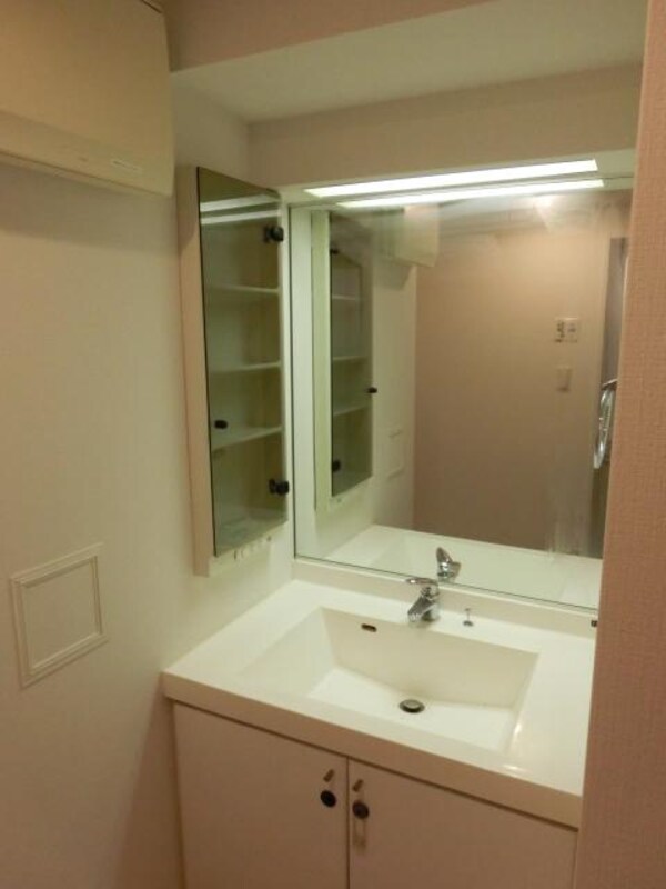 洗面(広々独立洗面台)