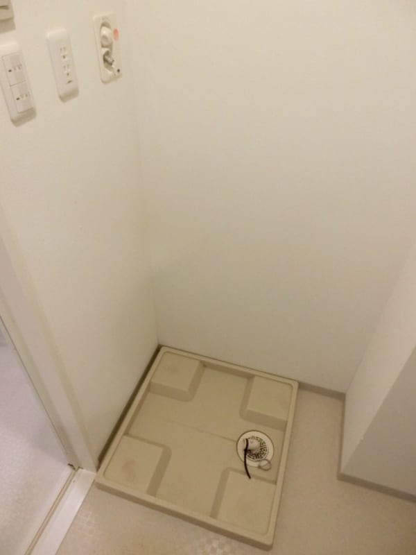 設備(室内洗濯機置場です)