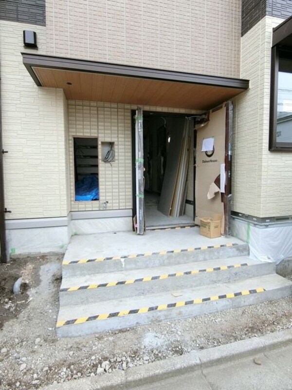 エントランス(建築中)