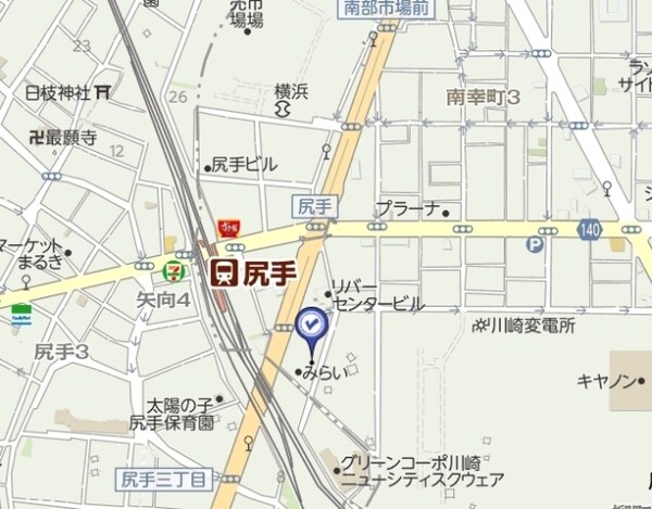 地図(★★川崎駅徒歩圏内！人気マンション★★)