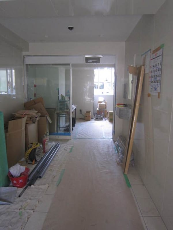 エントランス(ロビー(建設中))