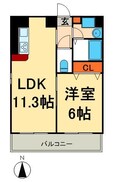 横網　リバーイーストの間取図