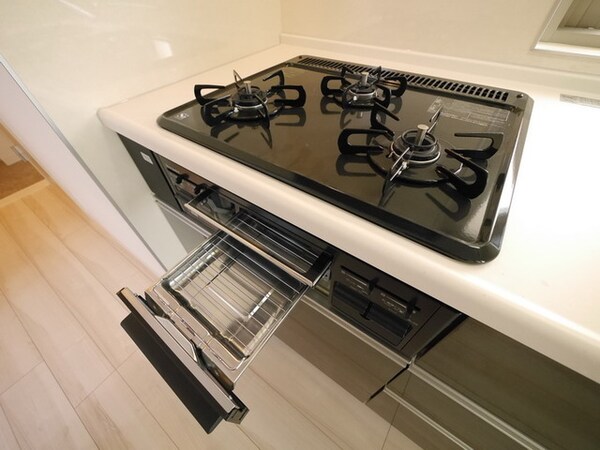 キッチン(★3口コンロ！グリル付★)