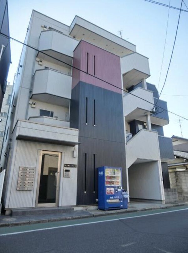 外観(オートロック付きのマンションタイプ。)
