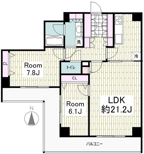 パシフィックロイヤルコートみなとみらいアーバンタワーの間取り図