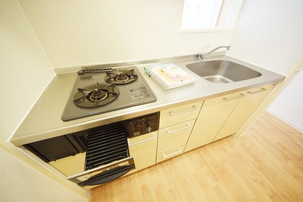 キッチン(★2口ガスコンロ＋グリル付き★)