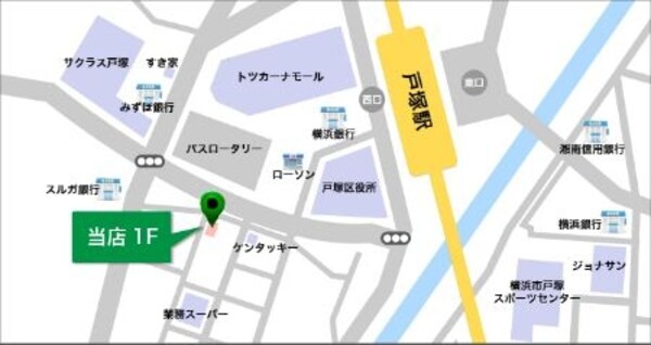 地図(★お部屋探しはタウンハウジング大和店まで★)