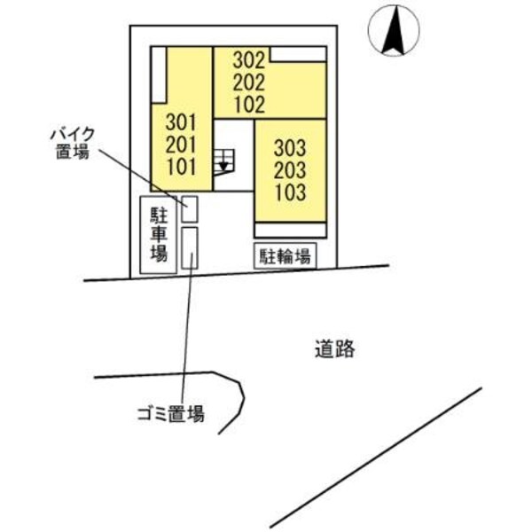 エントランス(駐車場)