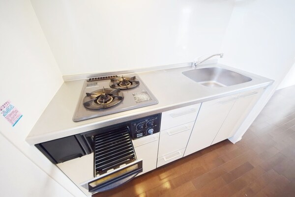 キッチン(★2口ガスコンロ＋グリル付き★)