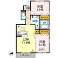サンシャインＷ　IIの間取図