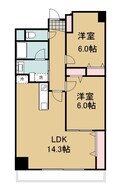 シンフォニー柏木の間取図