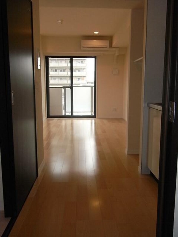 玄関(玄関から見た居室スペース)