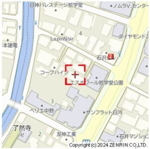 地図(お部屋探しはタウンハウジングへ♪)