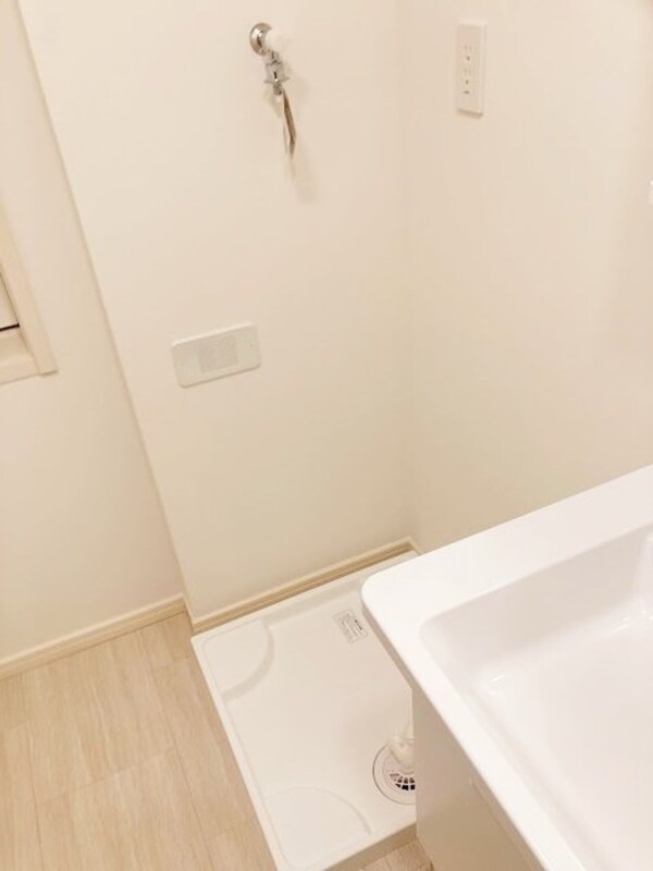 設備(室内洗濯機置き場)