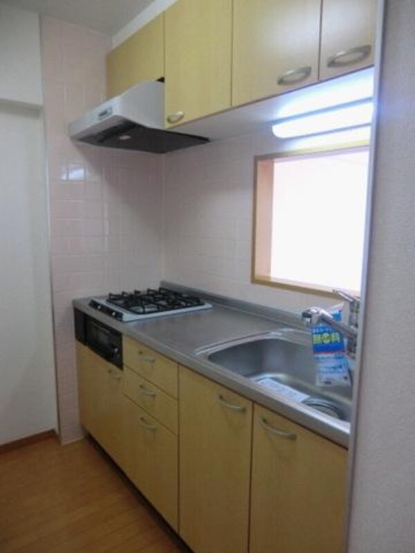 キッチン(カウンターキッチン、２口グリル付いてますよ。)