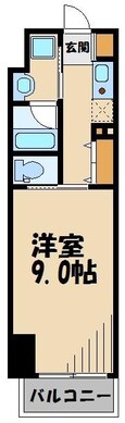 レピュア王子本町の間取図