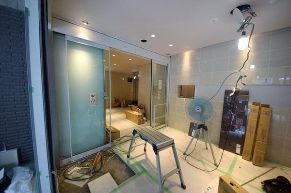 エントランス(建設中)