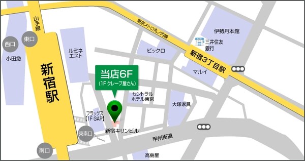 地図(★お部屋探しはタウンハウジング新大久保店へ♪★)