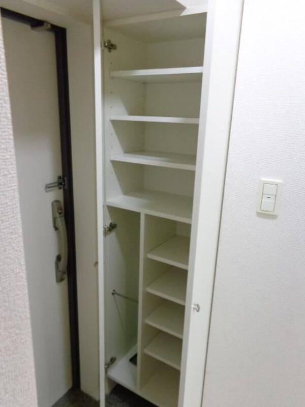 玄関(収納タップリの下駄箱)