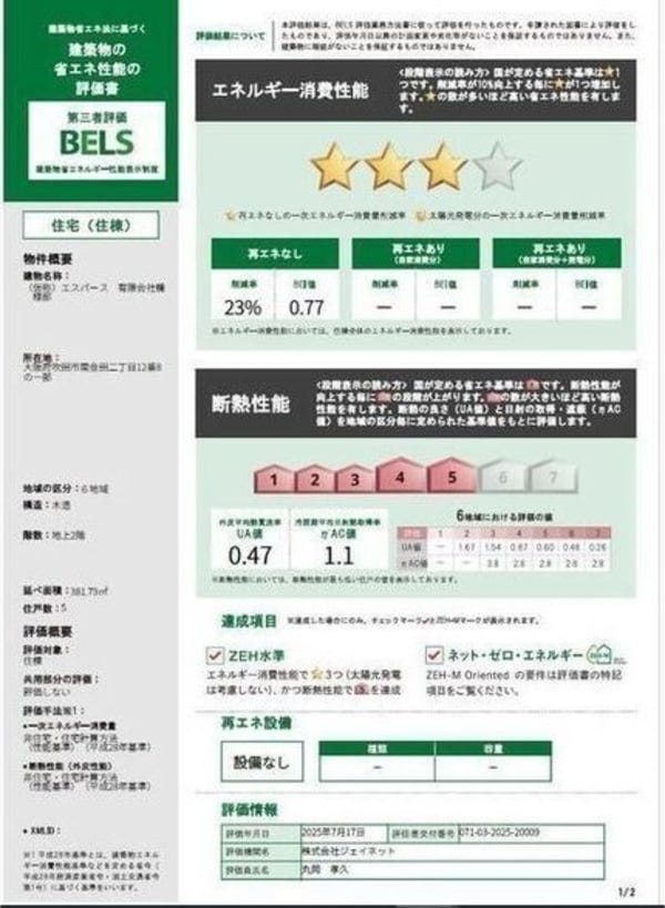 省エネ性能ラベル