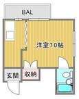 緑町ハイツの間取図