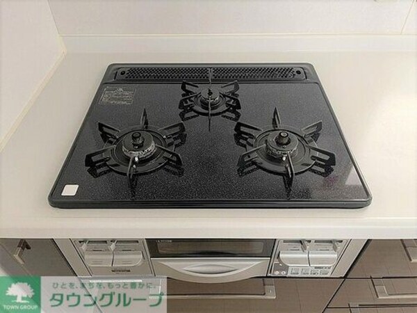 設備(3口コンロ、グリル)