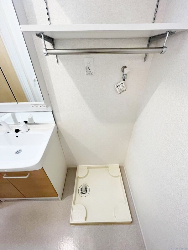 設備(室内洗濯機置き場)