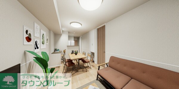 リビング・居室(パースはイメージのため実際とは異なる場合があります。実際の…)