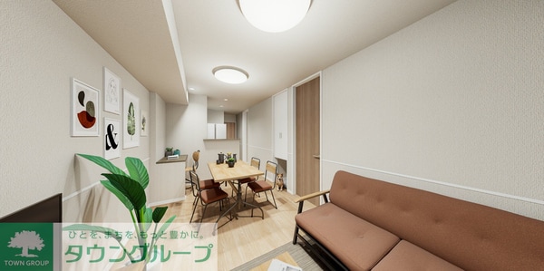 リビング・居室(パースはイメージのため実際とは異なる場合があります。実際の…)