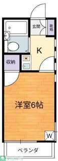 シャトー稲城の間取図