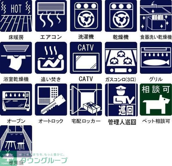 設備(※写真は同タイプ住戸です。)