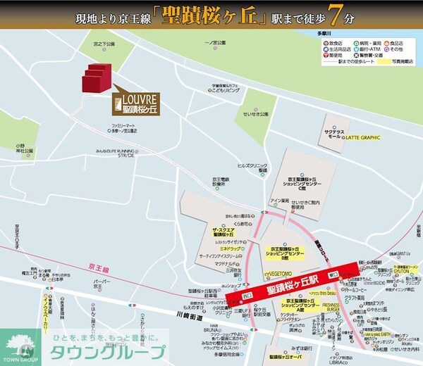 地図(★お部屋探しはタウンハウジングまで★)