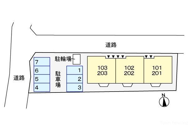 駐車場(★お部屋探しは株式会社タウンハウジング東京まで★)