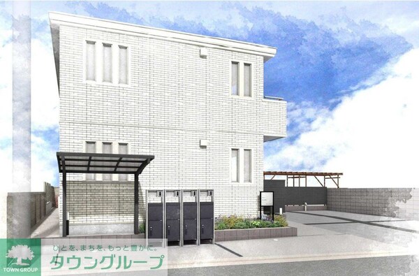 外観パース図(駐車場)