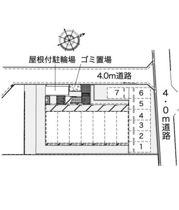 駐車場(駐車場・駐輪場・ゴミ置き場)