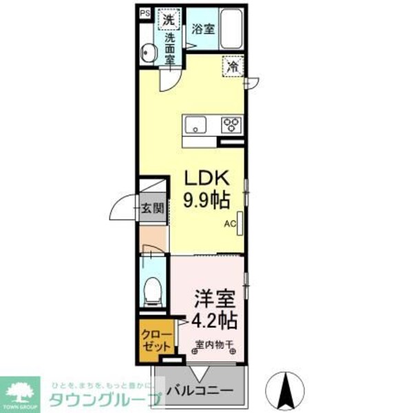 間取図(平面図)(★お部屋探しはタウンハウジング高幡不動店まで★)