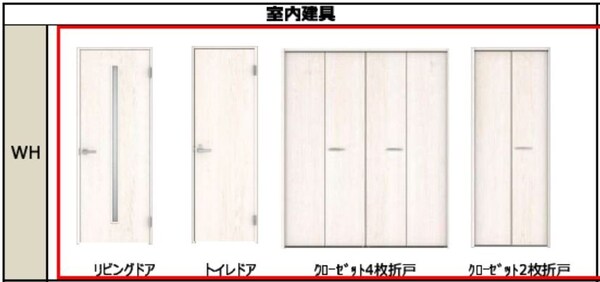 収納(建築後すぐ入居が決まってしまった為、退去までイメージパース…)