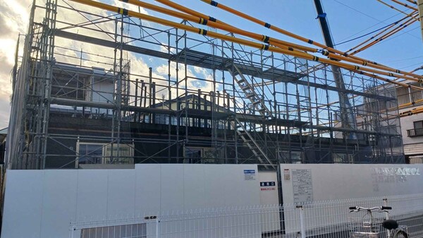 エントランス(建築中)