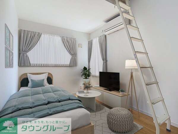 リビング・居室(※家具家電は物件に付帯しません。)