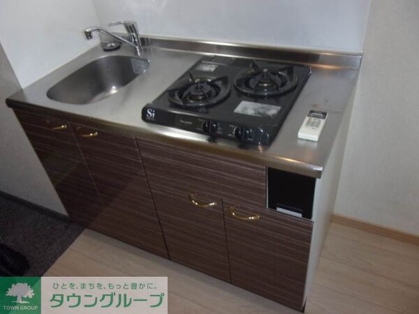 キッチン(システムキッチン（2口ガスコンロ）)