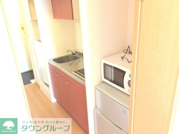 キッチン(家具家電付物件です)