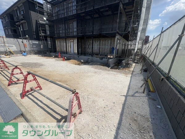 エントランス(建築中)